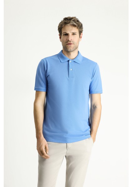 Polo Yaka Regular Fit Nakışlı Pamuk Tişört modelleri