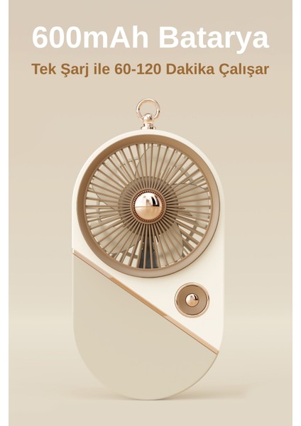 Taşınabililir Mini USB Şarjlı 3 Kademeli El Vantilatör Fan Soğutucu YS2528 fırsatları