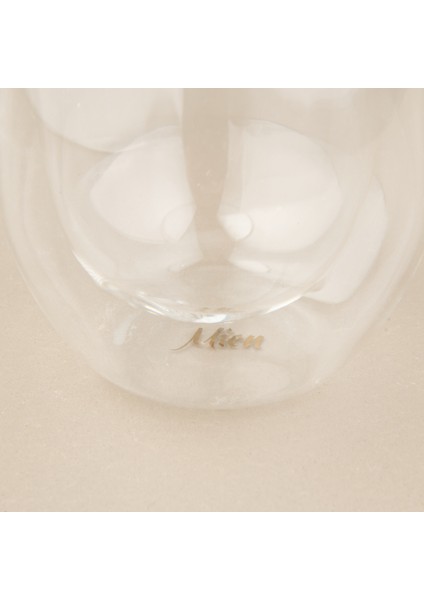 Çift Cidarlı Bardak - Şeffaf - 250 ml fırsatları