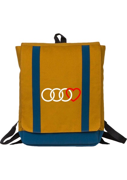 Audi Rings Hearth Sarı Sırt Çantası