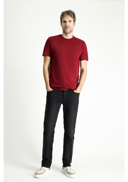 Bisiklet Yaka Slim Fit Dar Kesim Süprem Pamuk Tişört fiyatları