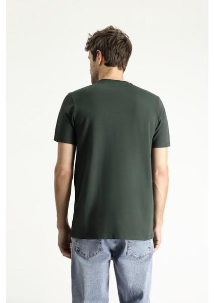 Bisiklet Yaka Slim Fit Dar Kesim Süprem Pamuk Tişört indirimleri