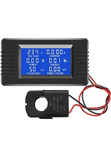 PZEM-022 100A Ac Dijital Güç Monitörü + Ayrılabilir Ct
