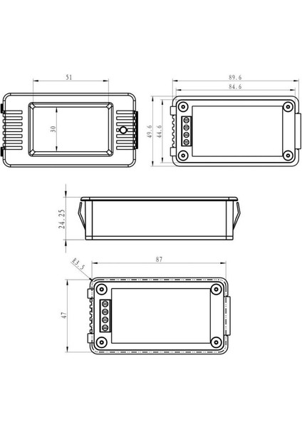 PZEM-022 100A Ac Dijital Güç Monitörü + Ayrılabilir Ct modelleri