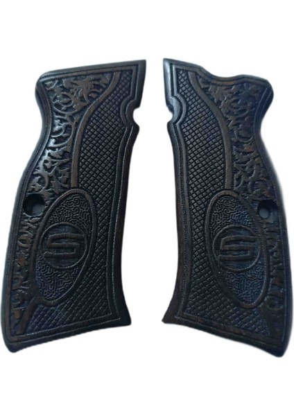 Sarsılmaz Kılınç 2000 Mega ve K 11 Uyumlu Lazer Işlemeli Ahşap Kabze