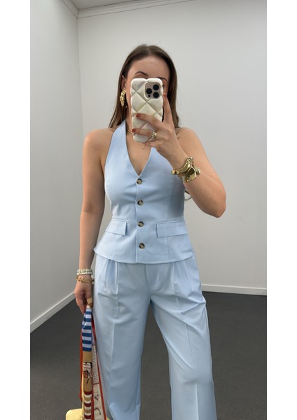 Efruz Premium Seri Renk 4 Düğmeli Yelek