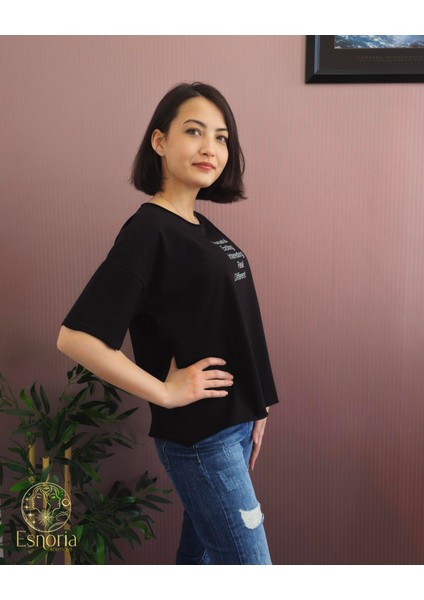 Wonderful Baskılı Tişört Siyah fiyatları