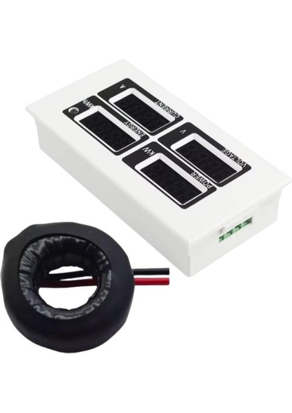 PZEM-004 63A Ac Dijital Güç Monitörü + Bobin Ct