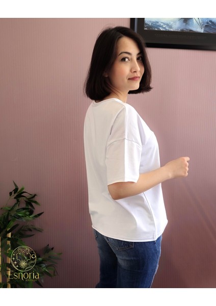 Wonderful Baskılı Tişört Beyaz fiyatları