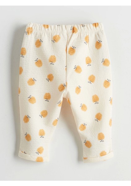 Lcw Kids Bej Bisiklet Yaka Baskılı Kız Çocuk Sweatshirt ve Eşofman Alt 2'li indirimleri