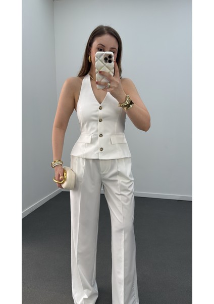 Efruz Premium Seri Renk 4 Düğmeli Yelek