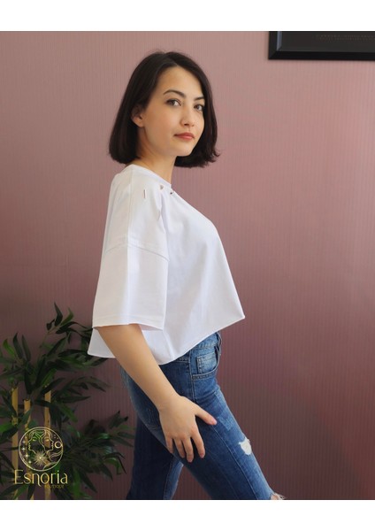 Today Baskılı Tişört Beyaz fiyatları