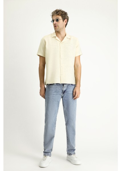 Kısa Kol Regular Fit Desenli Spor Pamuklu Kolay Ütülenebilir Gömlek fiyatları