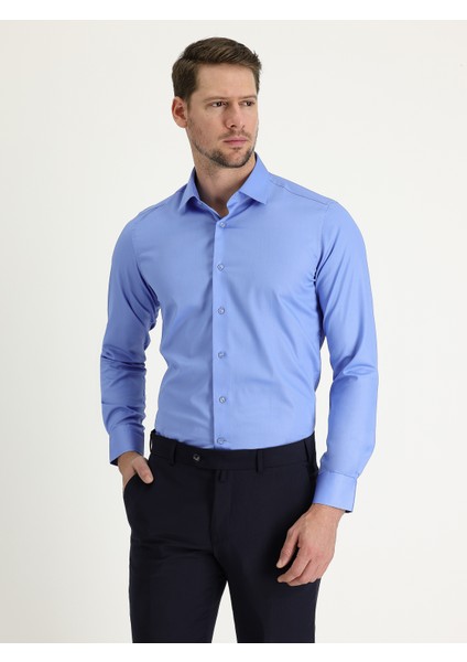 Yd. Uzun Kol Non-Iron Saten S.f Gömlek