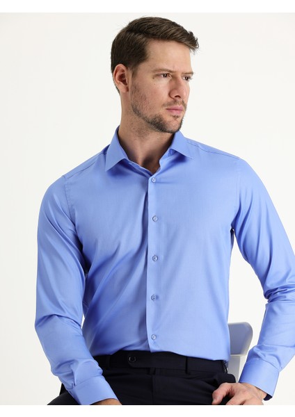 Yd. Uzun Kol Non-Iron Saten S.f Gömlek modelleri