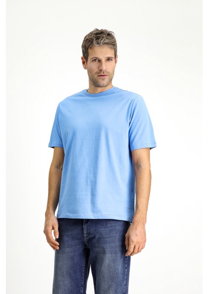 Bisiklet Yaka Regular Fit Süprem Pamuk Tişört modelleri