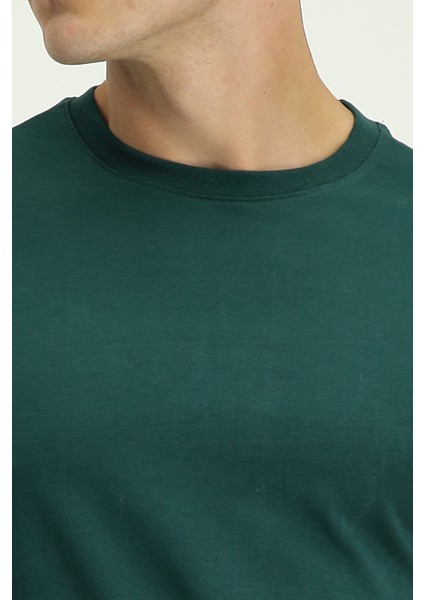 Bisiklet Yaka Slim Fit Dar Kesim Süprem Pamuk Tişört indirimleri