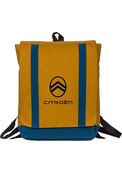 Citroen New Logo Sarı Sırt Çantası