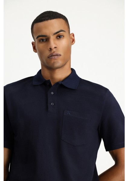 Regular Fit Pamuklu Nakışlı Polo Yaka Tişört fiyatları