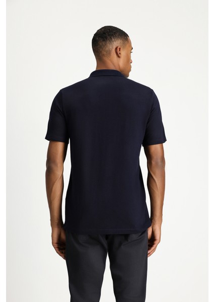 Regular Fit Pamuklu Nakışlı Polo Yaka Tişört modelleri