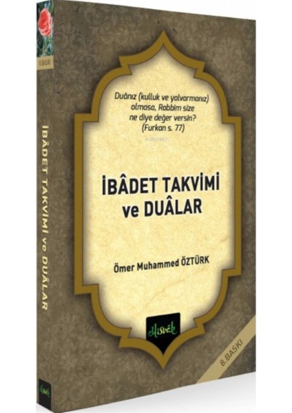 İbadet Takvimi ve Dualar fiyatları