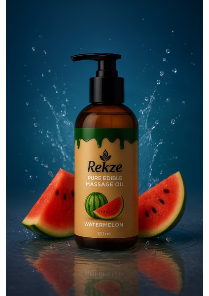 Doğal 4 Adet Karpuz Özlü Duyusal ve Aromaterapi Kokulu Masaj Yağı 120 ml fırsatları