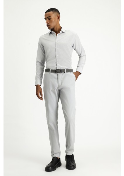 Uzun Kol Slim Fit Dar Kesim Klasik Desenli Pamuklu Kolay Ütülenebilir Gömlek fiyatları