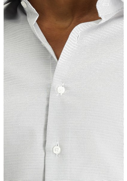 Uzun Kol Slim Fit Dar Kesim Klasik Desenli Pamuklu Kolay Ütülenebilir Gömlek indirimleri