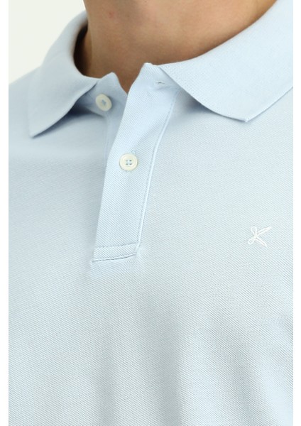 Polo Yaka Slim Fit Dar Kesim Nakışlı Pamuk Tişört indirimleri