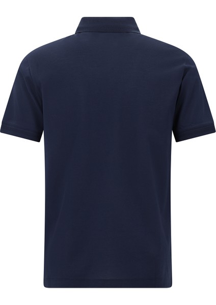 Slim Fit Dar Kesim Nakışlı Merserize Pamuk Polo Yaka Tişört fiyatları