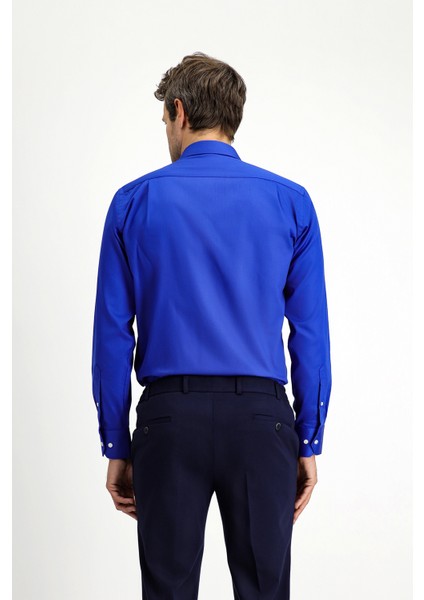 Uzun Kol Non Iron Saten Klasik Pamuklu Gömlek indirimleri