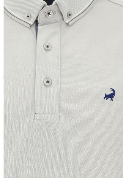 Regular Fit Desenli Nakışlı Pamuklu Polo Yaka Tişört modelleri