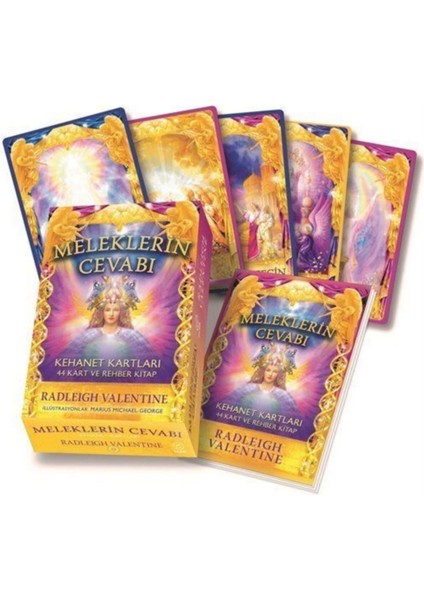 Meleklerin Cevabı Kehanet Kartları – Radleigh Valentine, 96 Sayfa Spiritüel Yorum Kitabı, Yetişkinlere Özel fiyatları