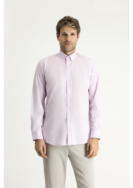 Uzun Kol Regular Fit Spor Pamuk Gömlek modelleri