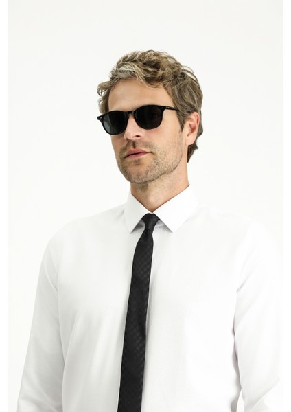 Uzun Kol Slim Fit Klasik Yaka Oxford Pamuklu Kolay Ütülenebilir Gömlek modelleri