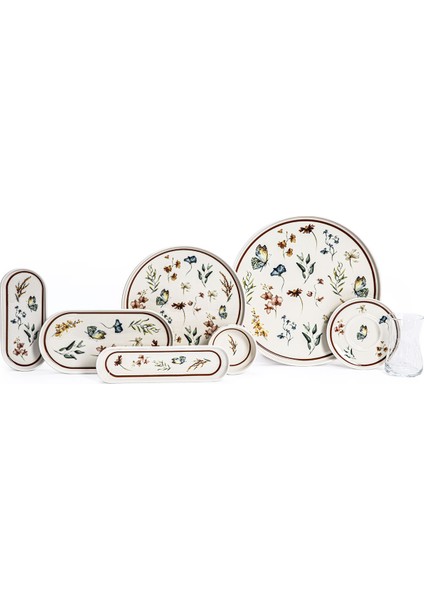Butterfly 6 Kişilik 28 Parça Kahvaltı Takımı
