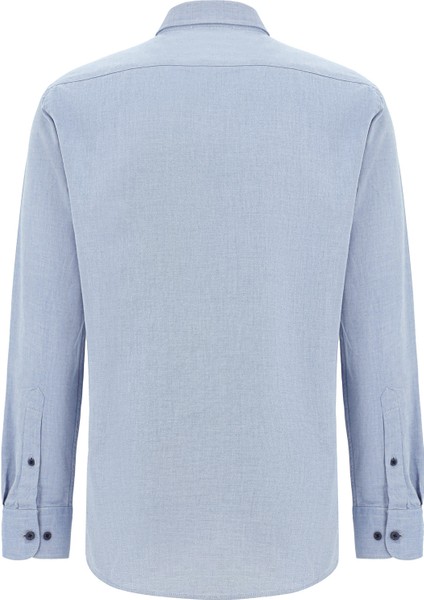 Uzun Kol Klasik Çizgili Pamuk Gömlek fiyatları