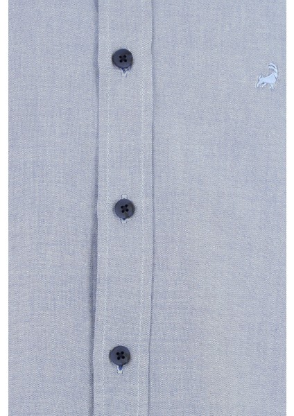 Uzun Kol Klasik Çizgili Pamuk Gömlek modelleri