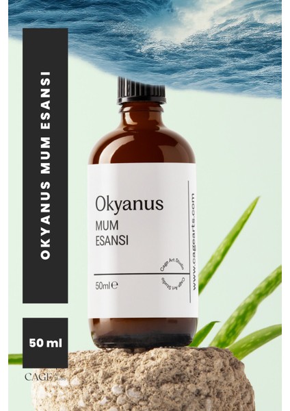 Okyanus Mum Esansı 50 Ml, Yüksek Kalite Mum Esansı, Mum Koku Esansı, Soya Wax Esansı 50ML