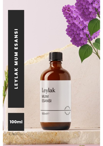 Leylak Mum Esansı 100 Ml, Yüksek Kalite Mum Esansı, Mum Koku Esansı, Soya Wax Esansı