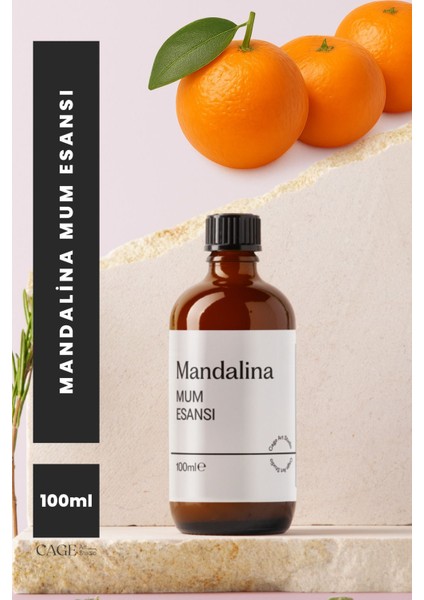 Mandalina Mum Esansı 100 Ml, Yüksek Kalite Mum Esansı, Mum Koku Esansı, Soya Wax Esansı