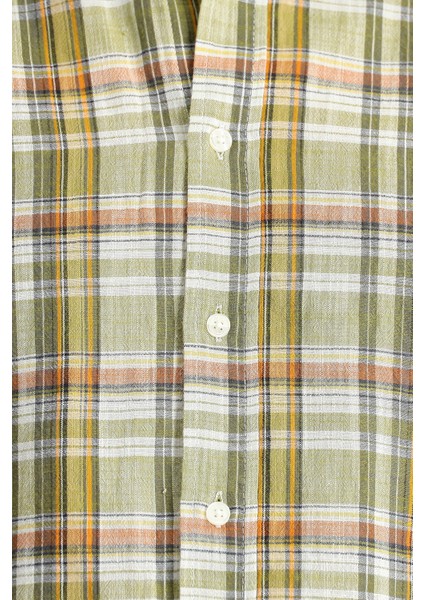 Uzun Kol Regular Fit Ekose Spor Pamuk Gömlek indirimleri