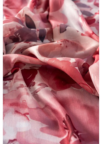 Kadın Desenli Peonia Soft Eşarp modelleri