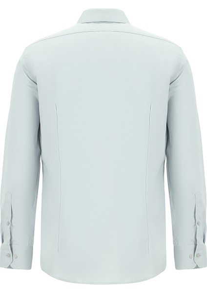 Uzun Kol Slim Fit Dar Kesim Klasik Non Iron Saten Pamuk Gömlek fiyatları