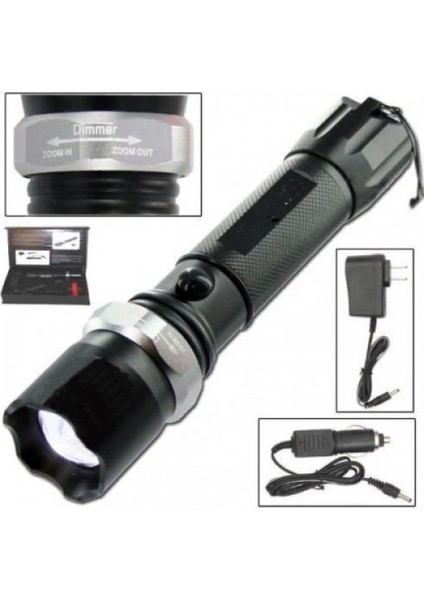 , Zoomlu Şarjlı El Feneri F61873