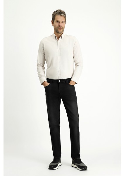 Uzun Kol Slim Fit Düğmeli Yaka Oxford Pamuklu Kolay Ütülenebilir Gömlek fiyatları