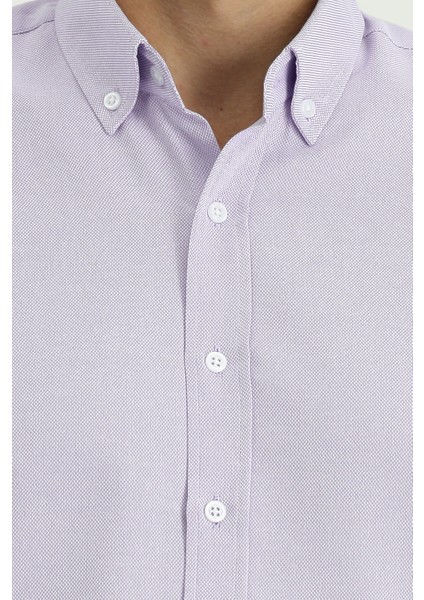 Uzun Kol Slim Fit Düğmeli Yaka Oxford Pamuklu Kolay Ütülenebilir Gömlek indirimleri