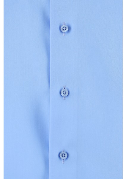 Uzun Kol Slim Fit Dar Kesim Non Iron Klasik Saten Pamuk Gömlek modelleri