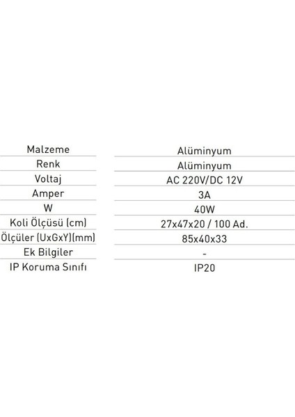 LK904 12V 3A LED Trafosu fiyatları