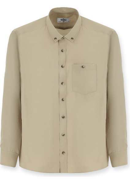 Uzun Kol Regular Fit Düğmeli Yaka Spor Gömlek indirimleri